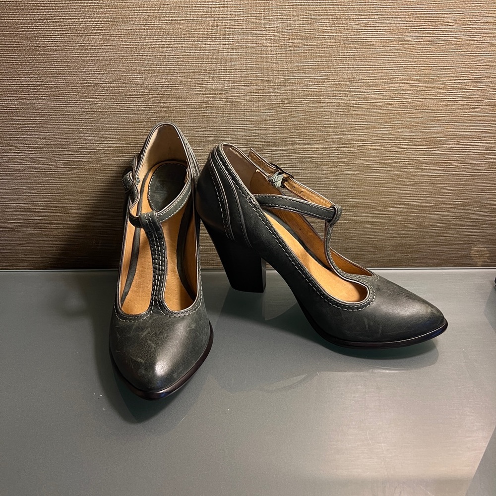 FRYE Betty T-Strap Heels